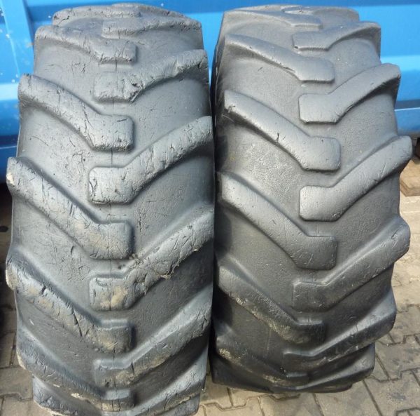 2x Opona używana przemysłowa 16.9-24 16.9R24 MITAS TI-04 TRACTOR INDUSTRIAL 600zł W4042