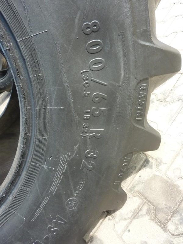 Opona używana rolnicza 800/65R32 30.5R32 CONTINENTAL CONTRACT AC70H 3500zł W4044 - obrazek 3
