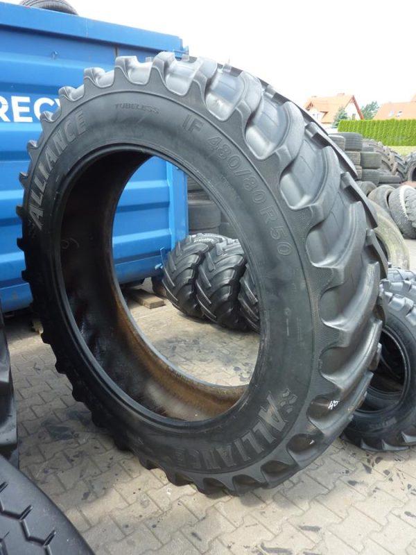 Opona używana rolnicza 480/80R50 ALLIANCE AGRIFLEX 2500zł W4047 - obrazek 2