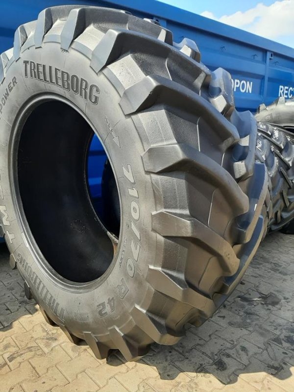 2x Opona używana rolnicza 710/70R42 TRELLEBORG TM900; 4950zł W4077 - obrazek 8