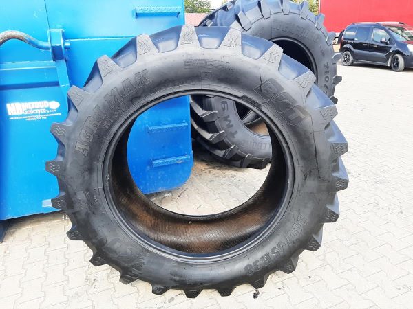 Opona używana rolnicza 540/65R38 BKT AGRIMAX RT657; 2000zł W4078 - obrazek 2