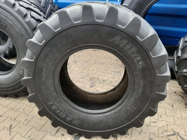 Opona używana przemysłowa 480/80R26 MITAS TI-20; 900zł W4096 - obrazek 2