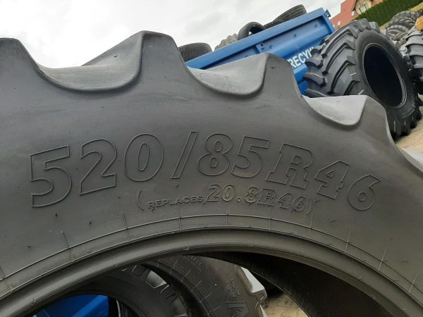 Opona używana rolnicza 520/85R46 20.8R46 BKT AGRI MAX 2600zł W4099 - obrazek 3