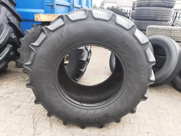 2x Opona używana rolnicza 600/65R28 CONTINENTAL CONTRACT AC65; 700zł W4101 - obrazek 2