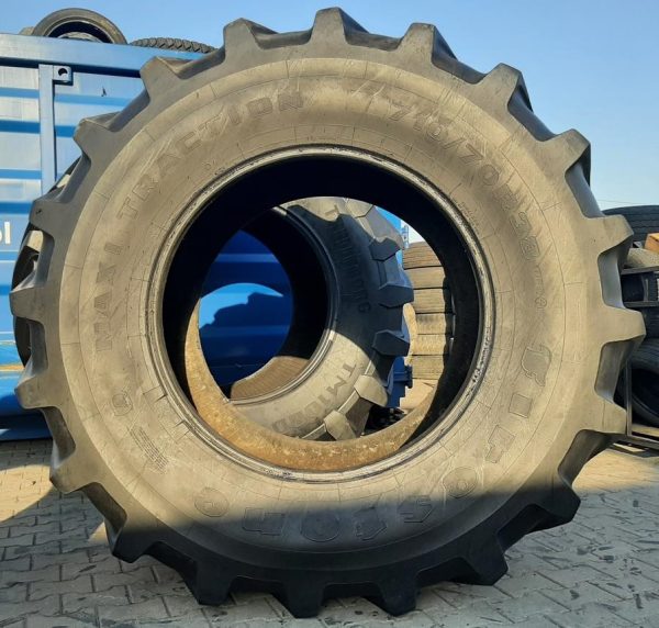 Opona używana rolnicza  710/70R38 FIRESTONE MAXI TRACTION 1800zł W4104 - obrazek 2
