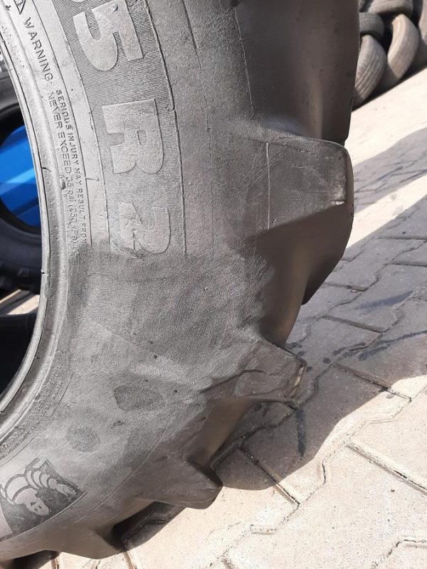Opona używana rolnicza 440/65R28 MICHELIN MULTIBIB 1600zł W4108 - obrazek 7