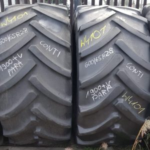 2x Opona używana rolnicza 600/65R28 CONTINENTAL CONTRACT AC65; 700zł W4101