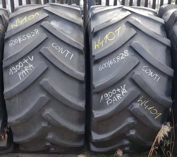 2x Opona używana rolnicza 600/65R28 CONTINENTAL CONTRACT AC65; 700zł W4101
