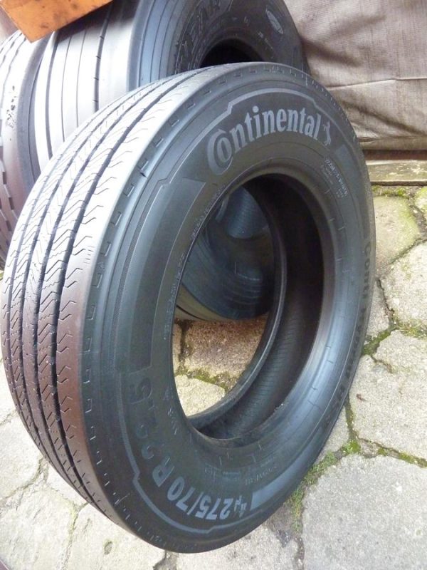 Opona używana ciężarowa 275/70R22.5 CONTINENTAL CONTI HYBRID HS3 650zł C2102 - obrazek 9
