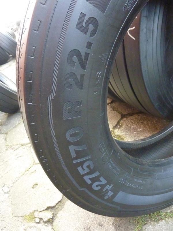 Opona używana ciężarowa 275/70R22.5 CONTINENTAL CONTI HYBRID HS3 650zł C2102 - obrazek 3