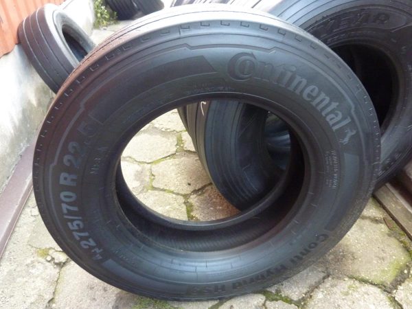 Opona używana ciężarowa 275/70R22.5 CONTINENTAL CONTI HYBRID HS3 650zł C2102 - obrazek 2