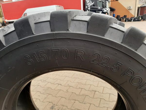Opona używana przemysłowa 315/70R22.5 CALIBER POWERGRIP 800zł W4114 - obrazek 3