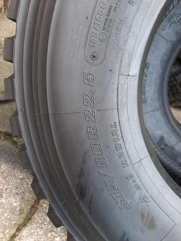 Opona używana ciężarowa 315/80R22.5 BRIDGESTONE L355 EVO 800zł C2348 - obrazek 3