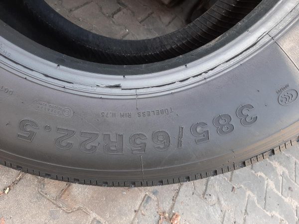Opona używana ciężarowa 385/65R22.5 DOUBLESTAR DSR118; 550zł C2351 - obrazek 11