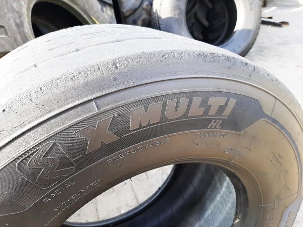 2x Opona używana ciężarowa 445/45R19.5 MICHELIN XMULTI HL 950zł C2352 - obrazek 6