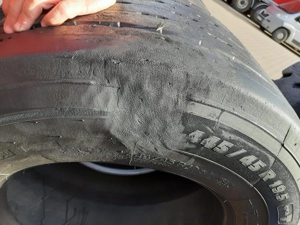 2x Opona używana ciężarowa 445/45R19.5 MICHELIN XMULTI HL 950zł C2352 - obrazek 8