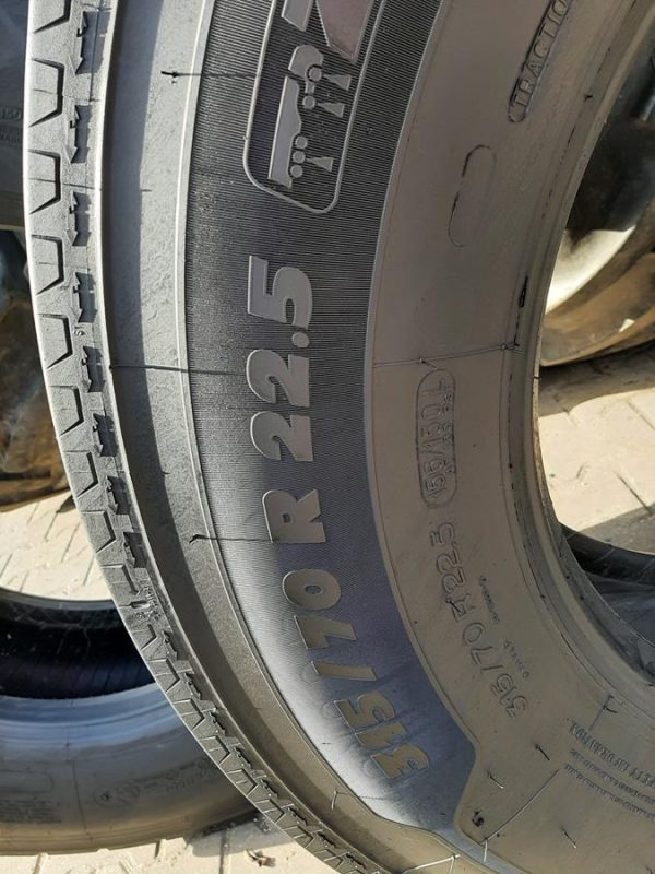 Opona używana ciężarowa 315/70R22.5 MICHELIN XMULTI Z 800zł C2356 - obrazek 3