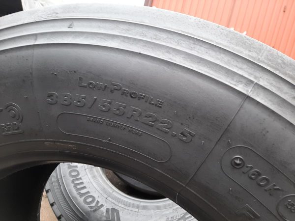Opona używana ciężarowa 385/55R22.5 BRIDGESTONE DURAVIS R-TRAILER 002 800zł C2359 - obrazek 3