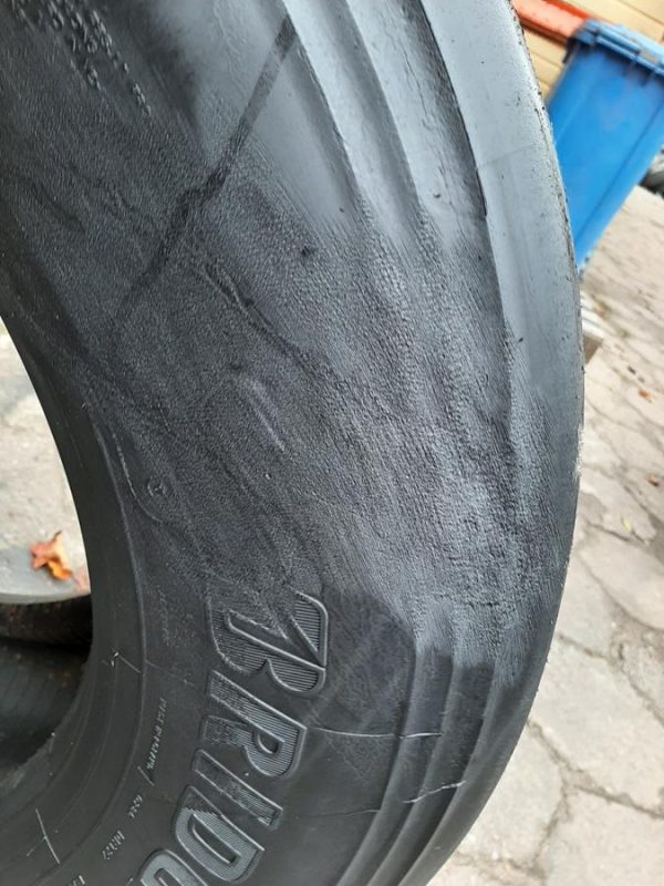 Opona używana ciężarowa 385/55R22.5 BRIDGESTONE DURAVIS R-TRAILER 002 800zł C2359 - obrazek 8