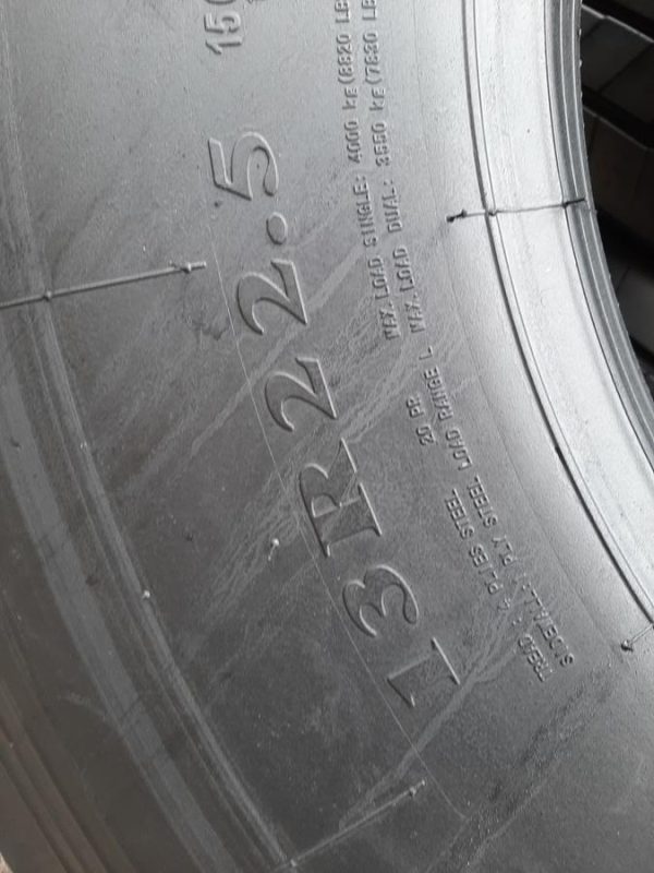 Opona używana ciężarowa 13R22.5 SATOYA SU-022; 800zł C2365 - obrazek 3