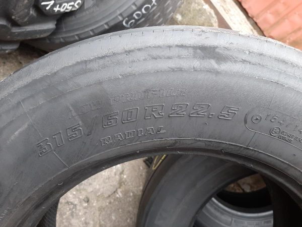 Opona używana ciężarowa 315/60R22.5 BRIDGESTONE R249 II EVO 300zł C2370 - obrazek 3