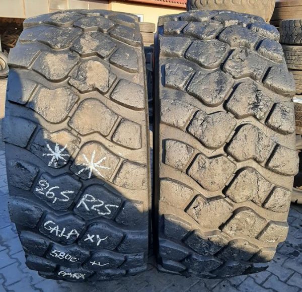 2x Opona używana przemysłowa 26.5R25 GALAXY HT SR 400; 2500zł W4133
