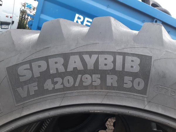 2x Opona używana rolnicza 420/95R50 MICHELIN SPRAYBIB 2900zł W4145 - obrazek 3