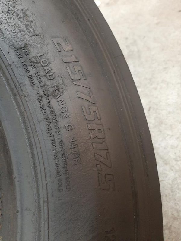 Opona używana ciężarowa 215/75R17.5 WESTLAKE WSA2 ALL ROUTES 300zł C2386 - obrazek 3