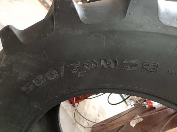Opona używana rolnicza 580/70R38 FIRESTONE PERFORMER 2100zł W4161 - obrazek 3