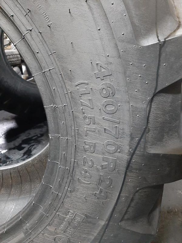 Opona używana rolnicza 460/70R24 17.5R24 ALLIANCE 900zł W4165 - obrazek 3