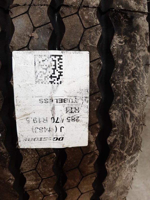 Opona nieużywana ciężarowa 285/70R19.5 BRIDGESTONE R-TRAILER 001 1100zł C2391 - obrazek 4