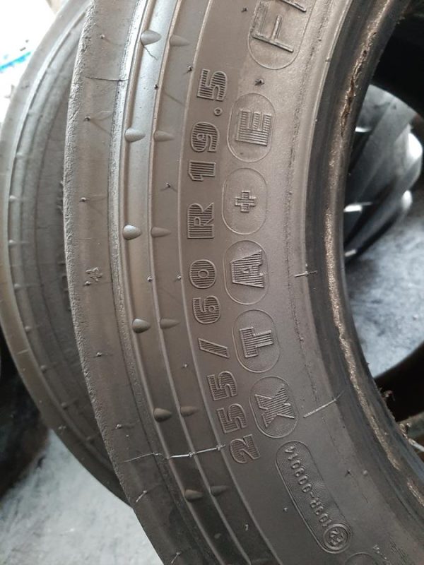 2x Opona używana ciężarowa 255/60R19.5 MICHELIN MAXI TRAILER XTA +E 550zł C2395 - obrazek 3