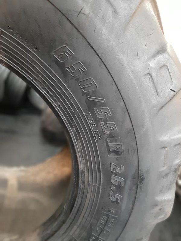 Opona używana rolnicza 650/55R26.5 ALLIANCE FLOTATION A380 1200zł W4185 - obrazek 3