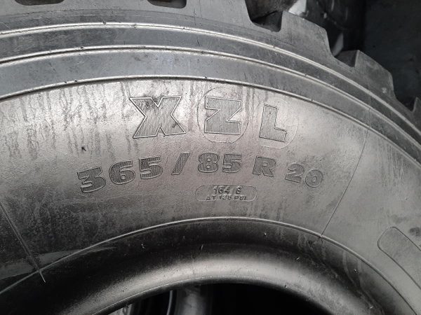 2x Opona używana przemysłowa 365/85R20 MICHELIN XZL 750zł W4187 - obrazek 3