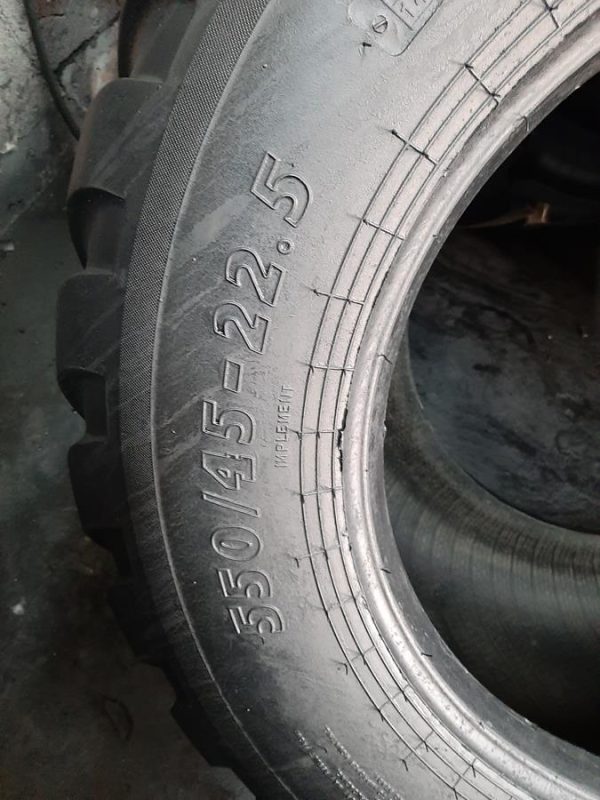Opona używana rolnicza 550/45-22.5 BKT FLOTATION 648; 1000zł W4194 - obrazek 3