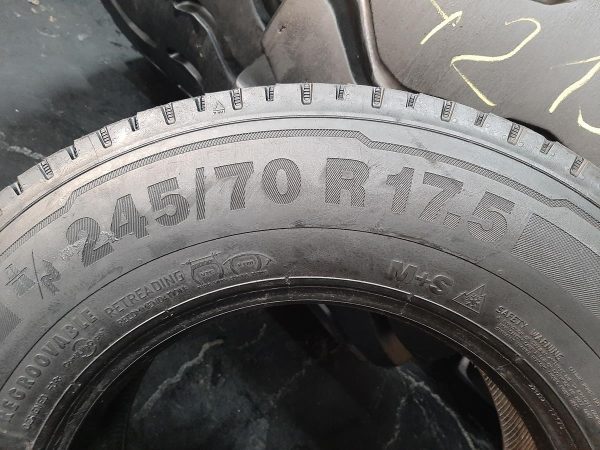Opona używana ciężarowa 245/70R17.5 CONTINENTAL CONTI HYBRID LD3 C2400 - obrazek 3