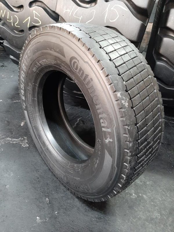 Opona używana ciężarowa 245/70R17.5 CONTINENTAL CONTI HYBRID LD3 C2400 - obrazek 10