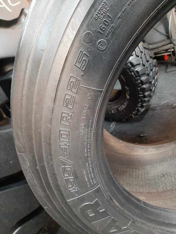 Opona używana ciężarowa 455/40R22.5 GOODYEAR MLHT+ 600zł C2402 - obrazek 3