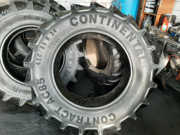 Opona używana rolnicza 420/85R34 16.9R34 CONTINENTAL CONTRACT AC85 1500zł W4225 - obrazek 2