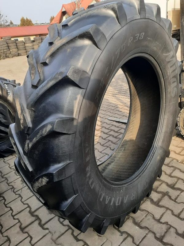 Opona używana rolnicza 520/70R38 MITAS RD02; 1200zł W4243 - obrazek 2