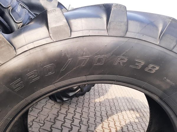 Opona używana rolnicza 520/70R38 MITAS RD02; 1200zł W4243 - obrazek 3