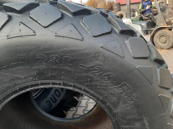 Opona używana rolnicza 28-26 BKT TR-390; 1200zł W4252 - obrazek 3