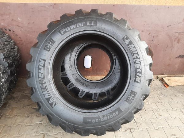 Opona używana przemysłowa 420/80-30 16.9-30 MICHELIN POWER CL 1000zł W4261 - obrazek 2