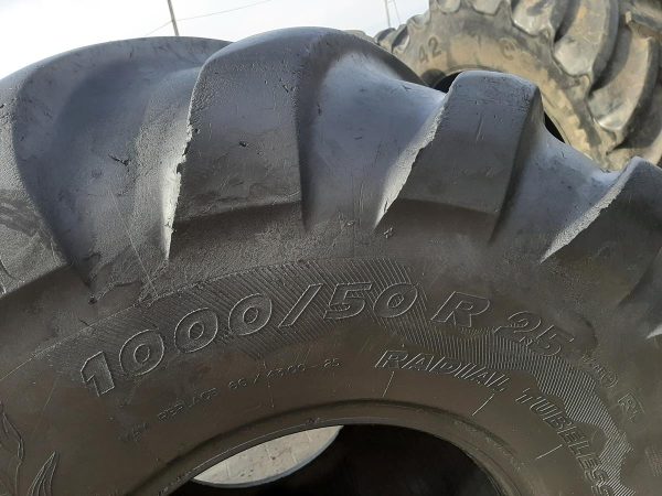 Opona używana rolnicza 100/50R25 MICHELIN MEGAXBIB 6500zł W4270 - obrazek 3