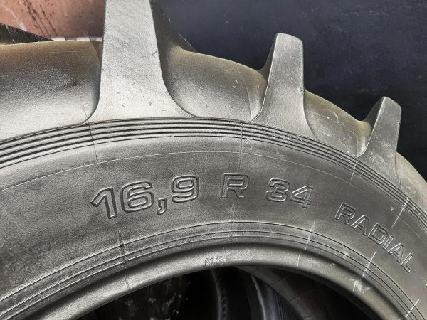 Opona używana rolnicza 16.9R34 BARUM 1300zł W4271 - obrazek 3