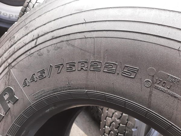 Opona używana ciężarowa 445/75R22.5 GOODYEAR OMNITRAC 1100zł C2408 - obrazek 3