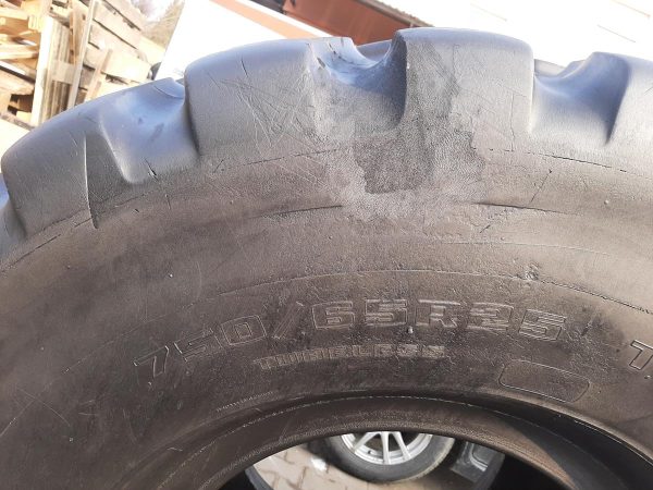 Opona używana przemysłowa 750/65R25 GOODYEAR TL3A+ 5200zł W4282 - obrazek 8
