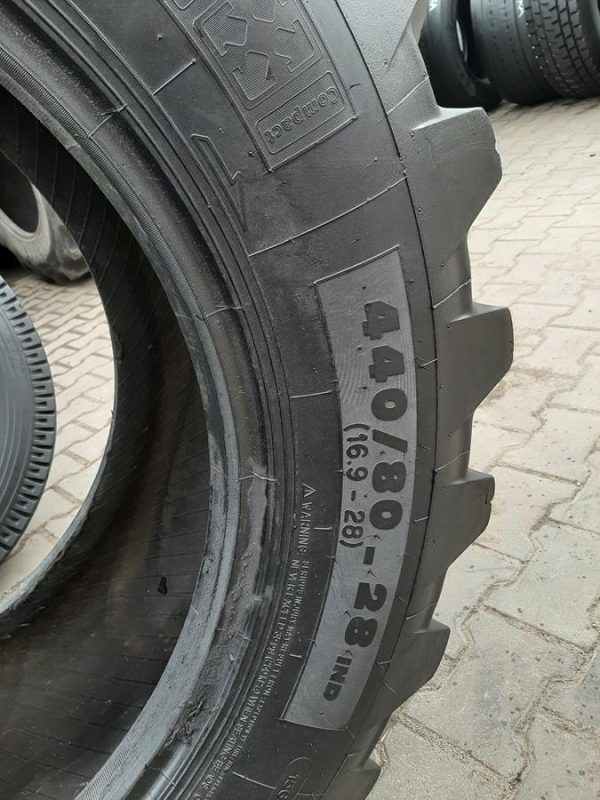 Opona używana przemysłowa 440/80-28 16.9-28 MICHELIN POWER CL 1200zł W4287 - obrazek 3