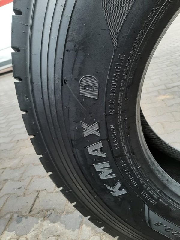 Opona używana ciężarowa 315/80R22.5 GOODYEAR KMAX D 800zł C2421 - obrazek 11