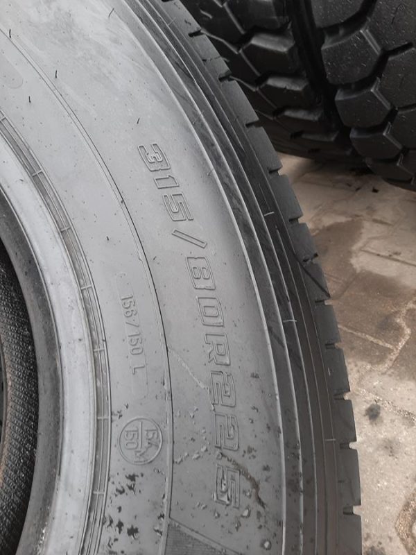 Opona używana ciężarowa 315/80R22.5 FULDA REGIOFORCE 3; 750zł C2422 - obrazek 3